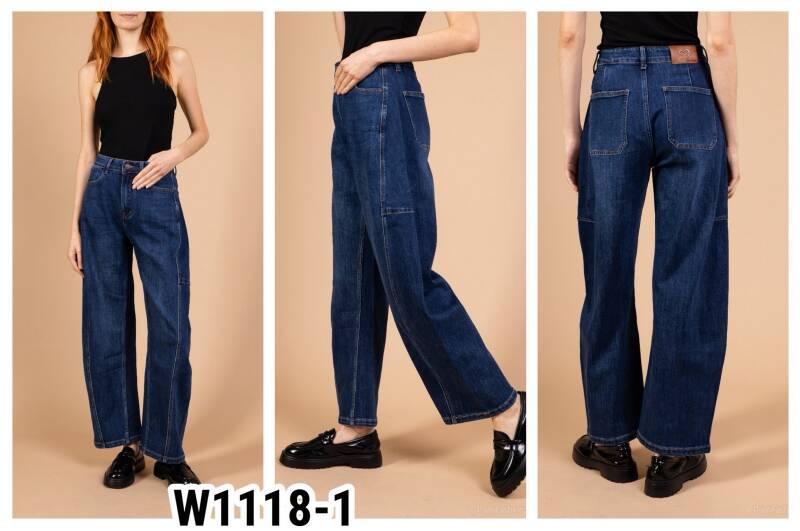 Spodnie damskie jeansy Roz XS-XL, 1 Kolor Paczka 10 szt
